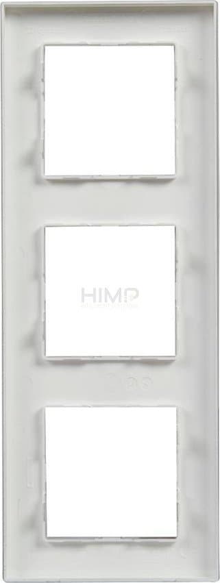 Legrand Niloe Step - kolmoiskehys 3x - teräksen värinen 863493