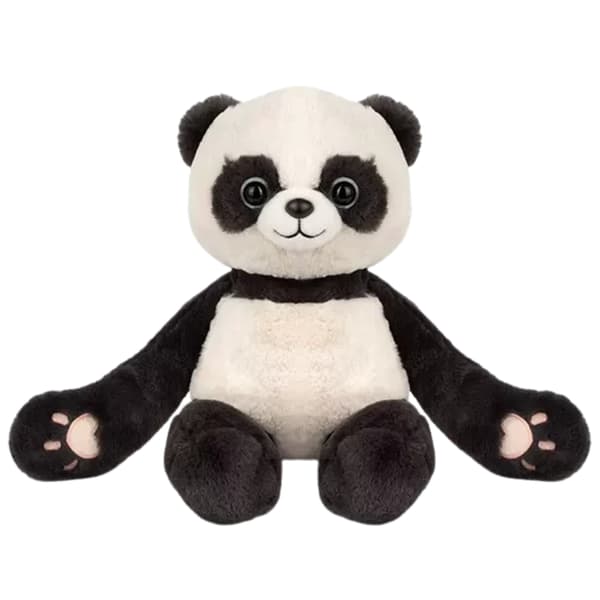 Plys Maskot Bamse Panda Med Magneter 23cm