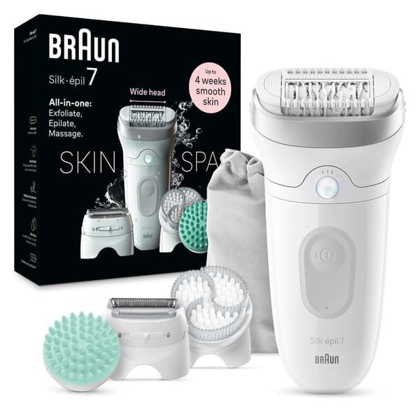 Epilator Braun Silk•épil 7 SkinSpa SE7-081, hvid
