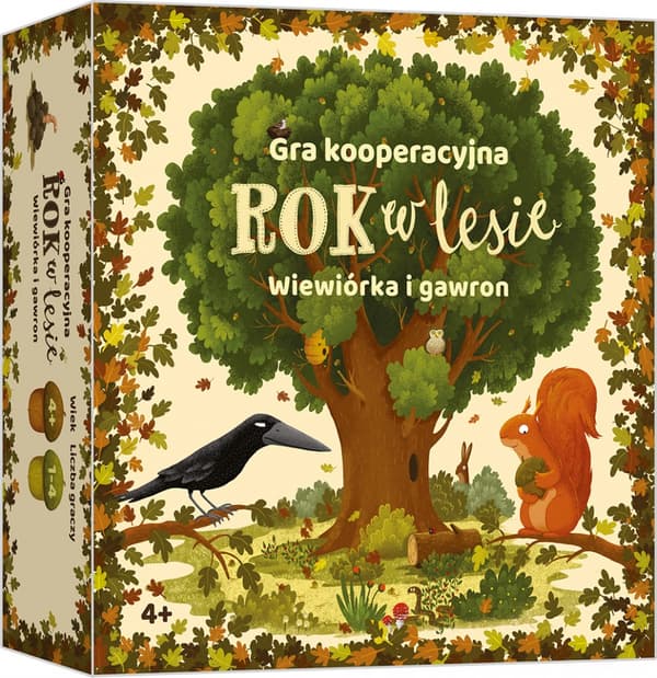 Han leger Egern og Råge. Et år i skoven