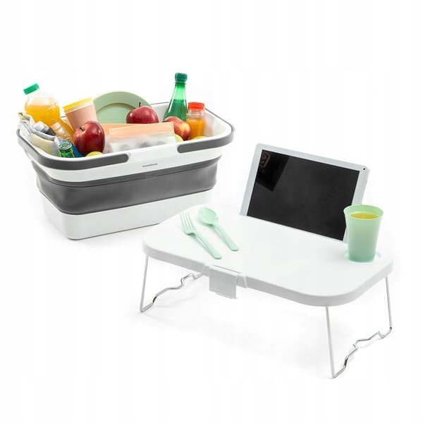 InnovaGoods Sammenklappelig Picnickurv med Låg-Bord