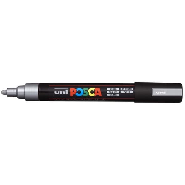 Marker Posca Uni PC-5M sølv