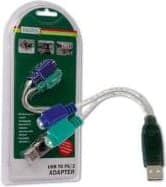 Adapter USB Digitus USB - PS/2 Vit (ADA70118)