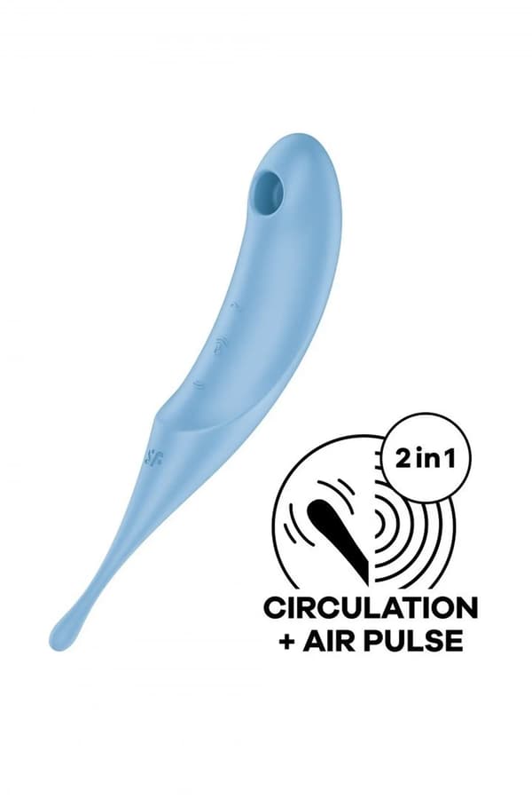 Satisfyer Twirling Pro Blue -ilmaimulaattori