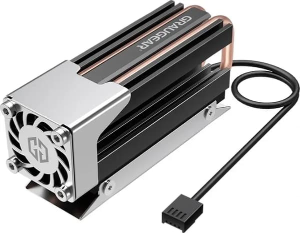 Graugear køleplade til M.2 disk med blæser (G-M2HS03-F)