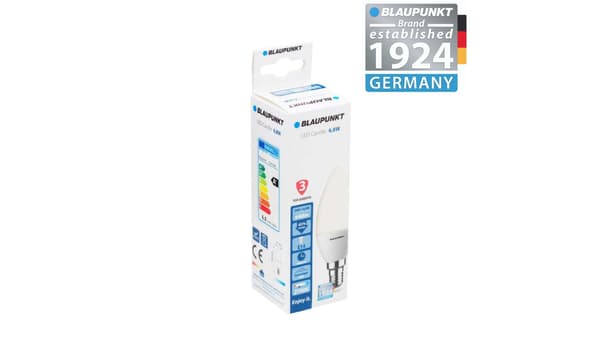 Blaupunkt LED-lamppu E14 6.8W lämmin väri, BLAUPUNKT-E14-7W-WW