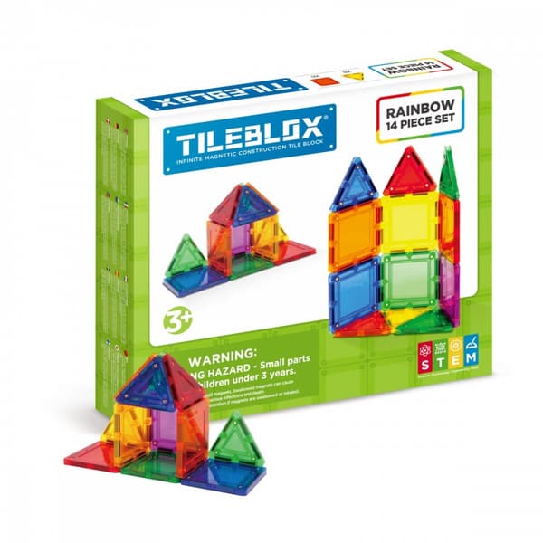 Tileblox regnbuesæt 14el