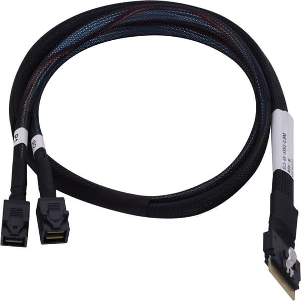 Adaptec Kabel SFF8654 -> SFF8643 2xMSAS intern 0.8m SlimSAs - miniSAS