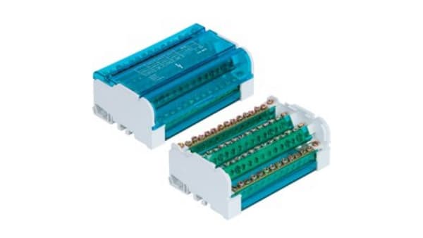 125A 500V 4P 11 Terminal E.4077 Fordelingsblok