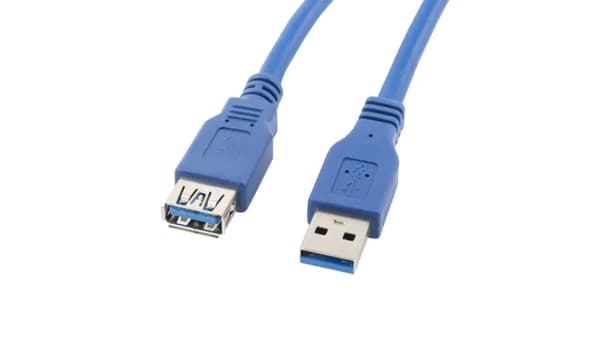 USB 3.0 A til USB A Kabel Lanberg CA-US3E-10CC-0018-B (1,8 m)