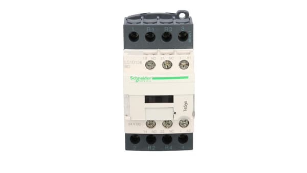 TeSys Deca Effektkontaktor 25A 4P 24V DC 1Z 1R LC1D128BD