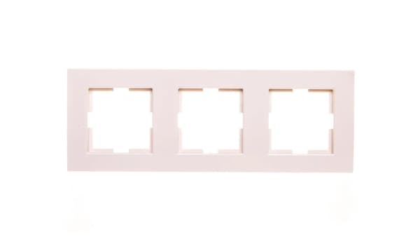 Karre Ramme 3-fold, Farve Creme/90960272
