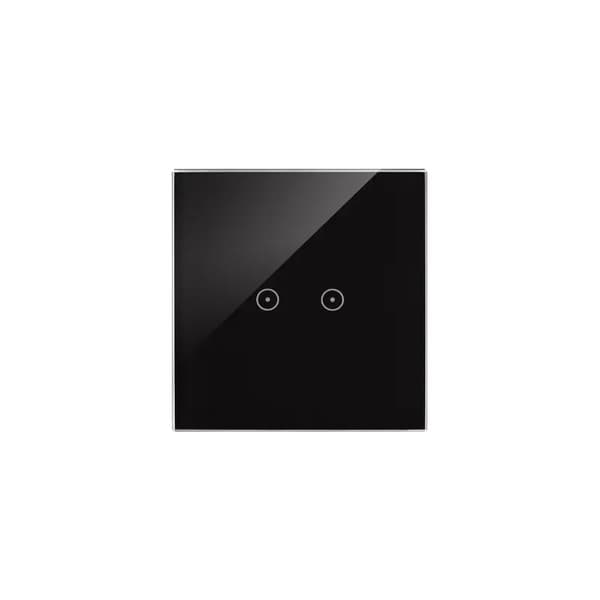 Kontakt-Simon Simon Touch Ramme Touch Panel S54 Touch, 1 Modul, 2 Horisontale Berøringsfelter Hvid Perla DSTR12/70