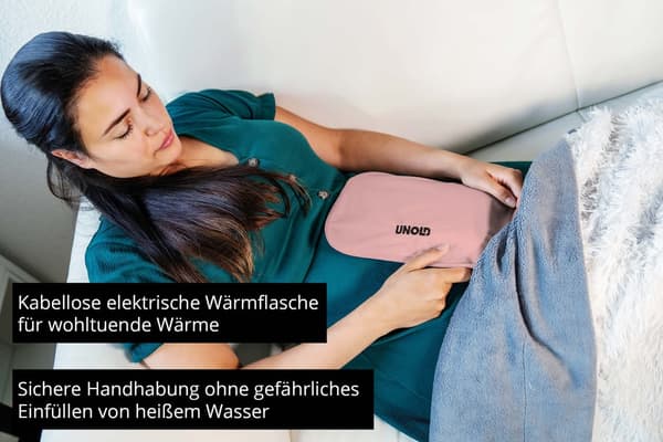 Unold 86014 Warmi rosa elektrisk varmvattenflaska