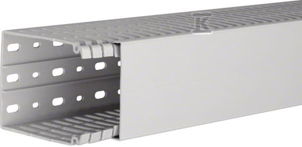 tehalit Kanal comb HA7 halogenfri 80x100mm lysegrå HA7100080 /2m/