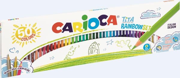 Carioca Blyanter Tita 50 farver CARIOCA