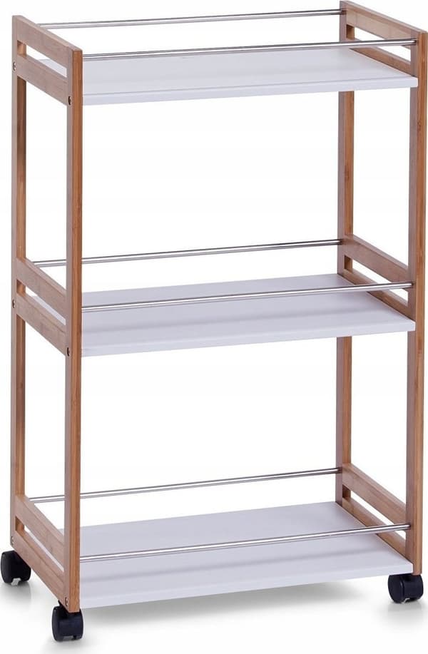 Zeller BAMBOO badevogn, reol - 3 niveauer, ZELLER
