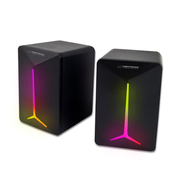 ESPERANZA USB HÖGTALARE 2.0 LED RAINBOW FREVO