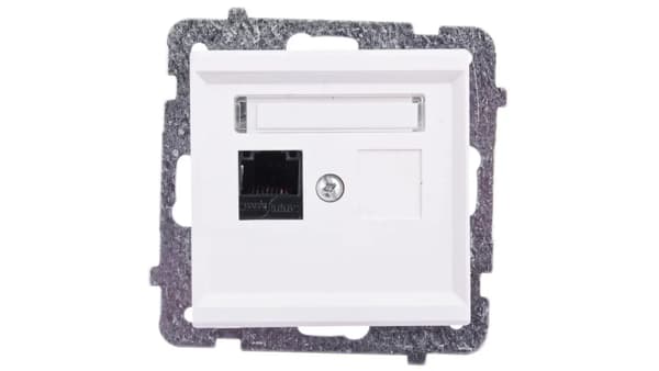 Ospel Computerstik Sonata enkelt RJ45 5e ecru (GPK-1r/k/m/27)