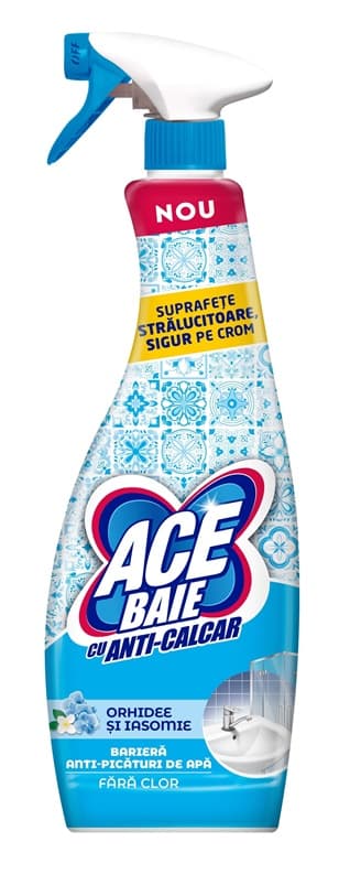 Kylpyhuoneen puhdistusaine Ace, 0,65 l