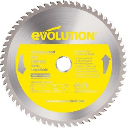 Evolution TCT Vidia sav til skæring af rustfrit stål 230mm 60z (EVO-230-60-SN)