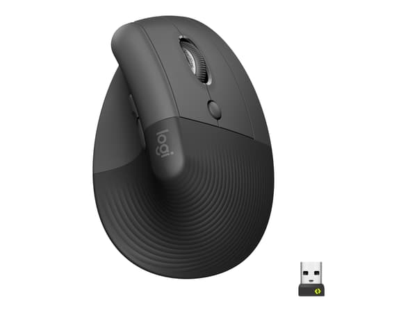 Logitech Lift Vertikal Mus - Svart