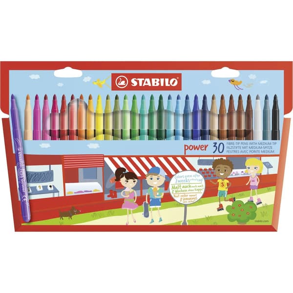 Tussisetti Stabilo Power Monivärinen 30 pcs