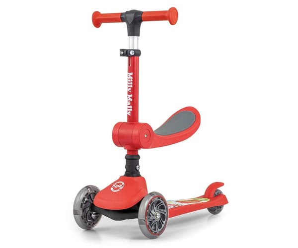 Milly Mally Scooter Fuzzy Röd