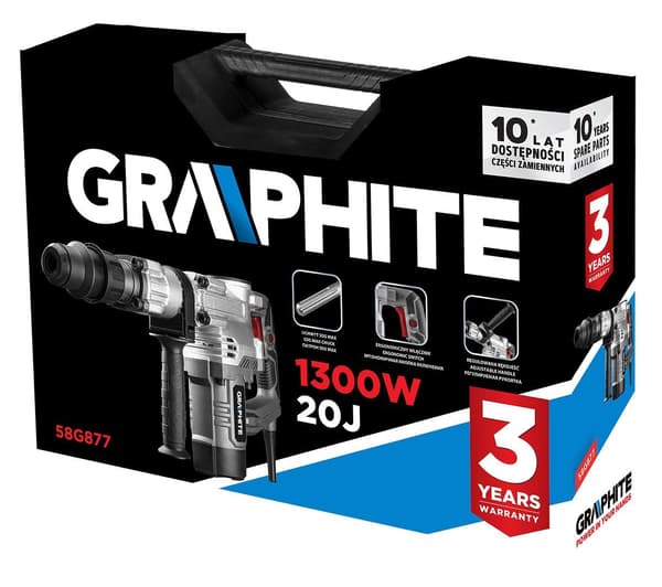 Graphite-purkupiikkauskone 58G877 1300 W