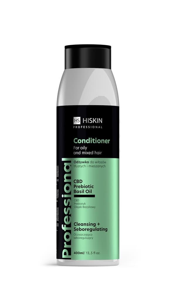HISKIN Professionel balsam til fedtet og blandet hår - rensende og talgregulerende 400 ml