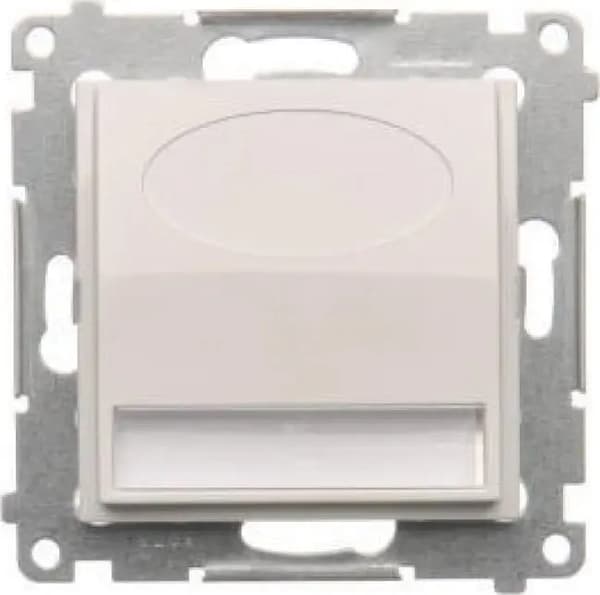 Simon 54 LED-armatur 14V DC 0.4W Neutralvit 4200K Vit DOS14B.01/11