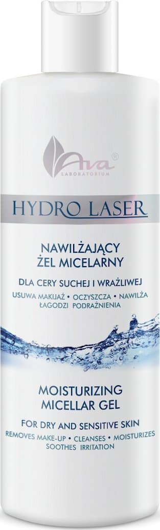 AVA Laboratorium_Hydro Laser Misellinen Kosteuttava Geeli Kasvoille 200ml