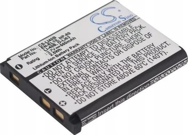 Cameron Sino Batteri Li-40b Li-42B Batteri Til Olympus/Canon/Agfa/Pentax/Casio/CS-Li40B