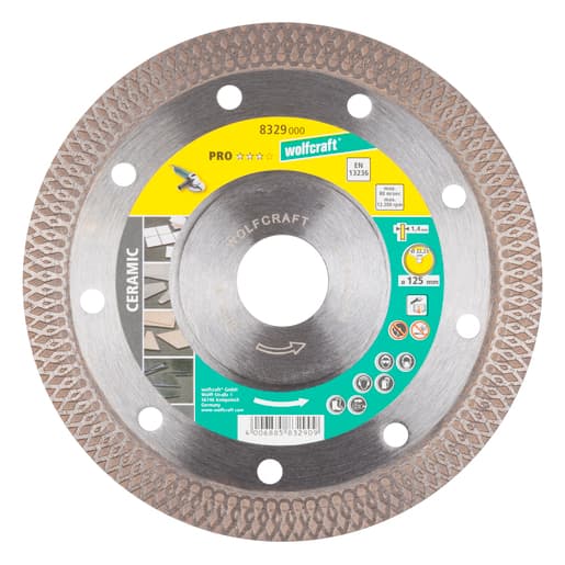 Diamantklinge til fliser 125x22/10 Pro Ceramic Turbo WF8329000