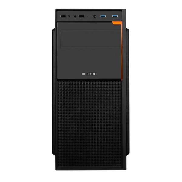 LOGIC J23 USB 3.0 x 2 MUSTA KOTELO