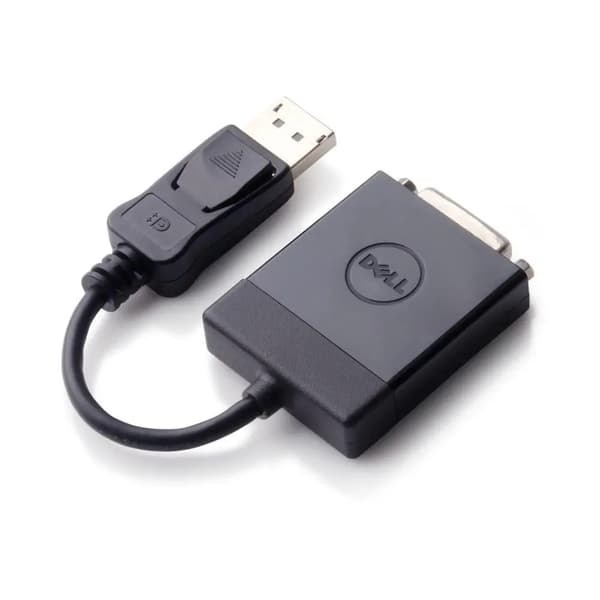Dell DisplayPort til DVI 470-ABEO, DisplayPort, DVI, Han, Hun, Sort, 1 stk