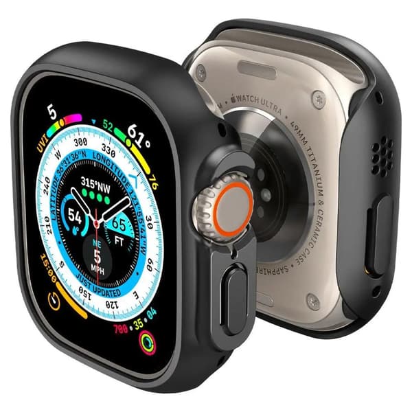 Spigen Thin Fit Cover til Apple Watch Ultra (49 mm) – Sort