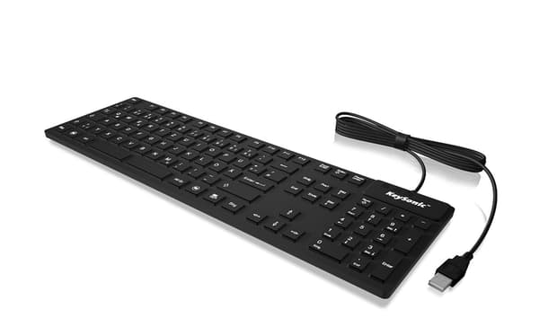KeySonic-näppäimistö KSK-8030 IN - US-asettelu - Musta