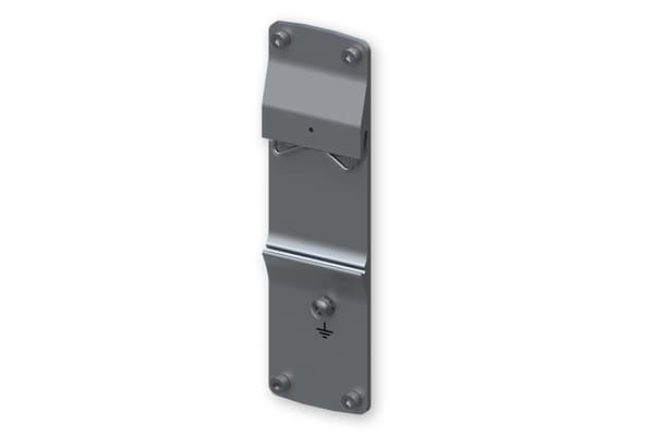 Teltonika Networks TSW1 bagpanel med DIN-skinneholder