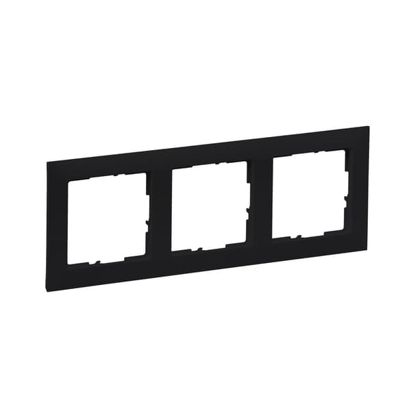 Legrand SUNO Kolmoisrunko musta 721523