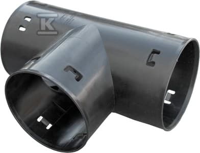 PVC AFLØBS T-STYKKE DN/FRA 100X100/90