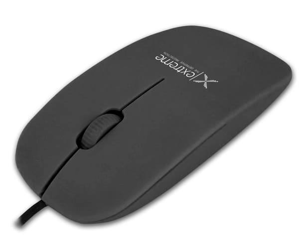 EXTREME USB-C TRÅDBUNDEN 3D OPTISK MUS LACERTA SVART