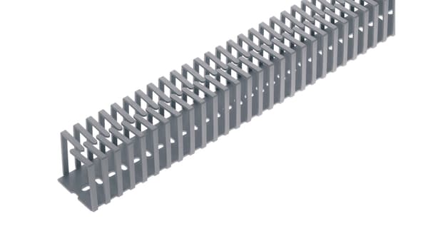 Elastisk kambricka fäst med skruvar 30x30x500 grå /0,5m/ EC23405
