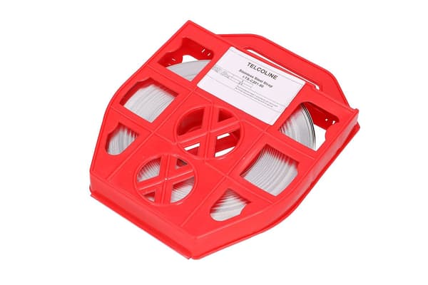 Extralink SS201 0,7mm | Rustfrit stålbånd | til montering på strømstolper, 20mm x 0,7mm, 50m
