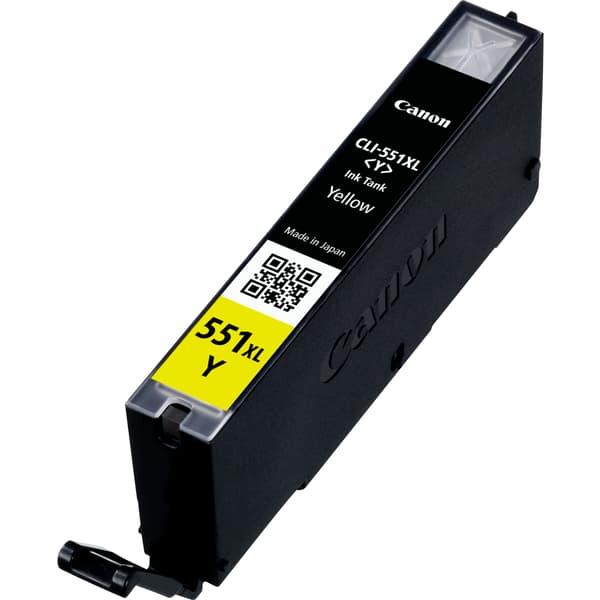 Canon blækpatron CLI-551Y XL - Gul