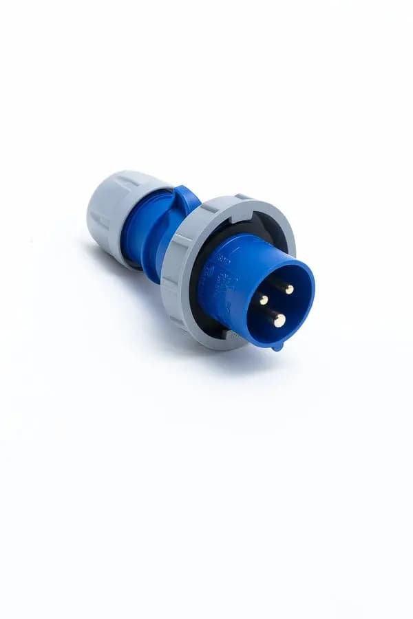 Bærbart stik 16A 3P 230V blåt IP67 SHARK 0132-6