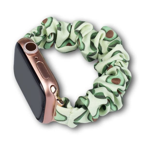 Stofarmbånd til Apple Watch 42 / 44 / 45 mm armbånd elastikbånd - Avocado