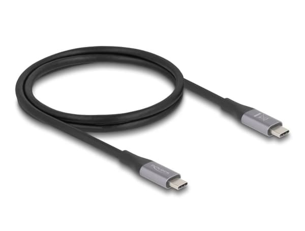 DELOCK USB 40 Gbps Kabel USB Type-C til Type-C PD 3.1 240W 1m