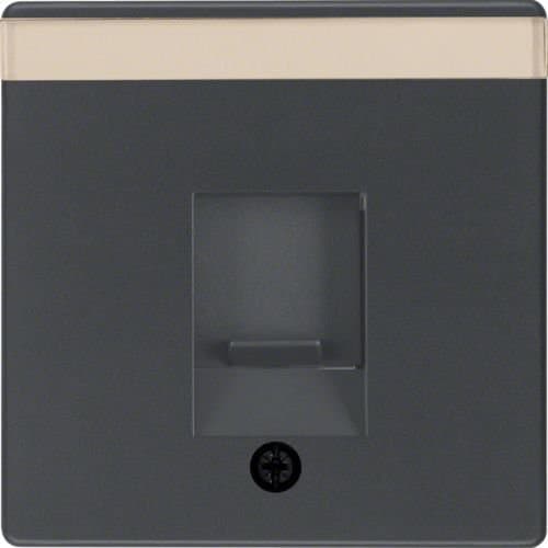 Centralt element med dammskyddslucka Q.1/Q.3 antracit sammet 11706086
