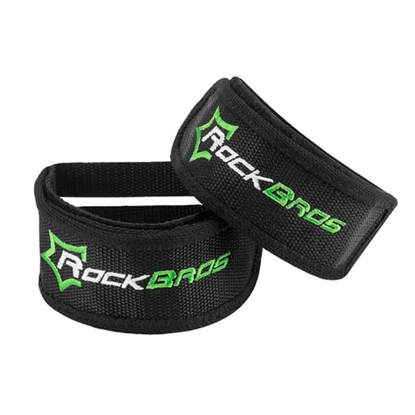 Rockbros GZT1001BK Cykelpedalstropper 2 stk. - Sort